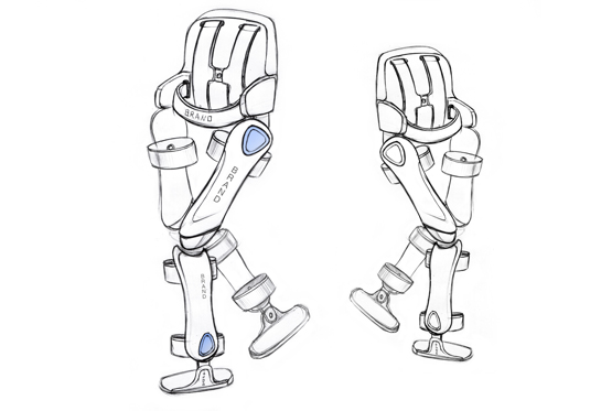 迈步可穿戴式下肢外骨骼机器人